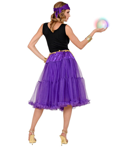 e-carnavalskleding-SYK Petticoat paars tule 65cm