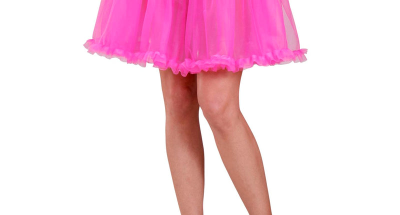 e-carnavalskleding-SYK Petticoat roze met zwart