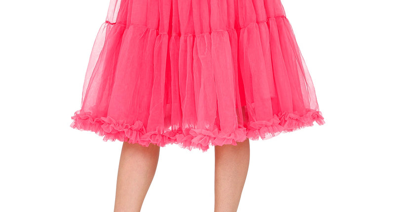e-carnavalskleding-SYK Petticoat roze tule 65cm