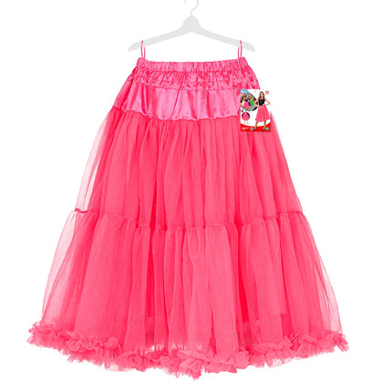 e-carnavalskleding-SYK Petticoat roze tule 65cm