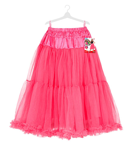 e-carnavalskleding-SYK Petticoat roze tule 65cm