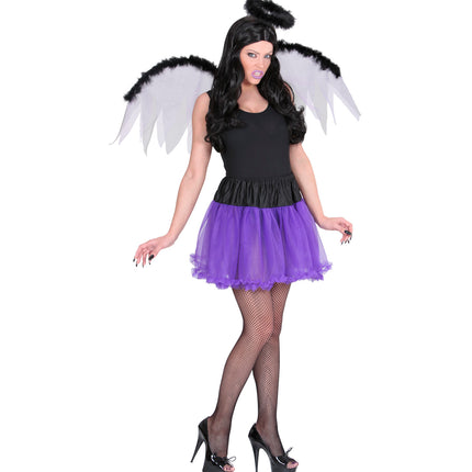 e-carnavalskleding-SYK Petticoat zwart/paars dames
