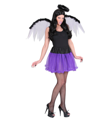 e-carnavalskleding-SYK Petticoat zwart/paars dames