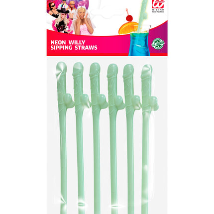 e-carnavalskleding-SYK Piemel rietjes glow in the dark 6 stuks
