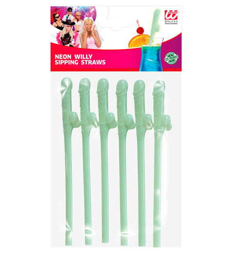 e-carnavalskleding-SYK Piemel rietjes glow in the dark 6 stuks