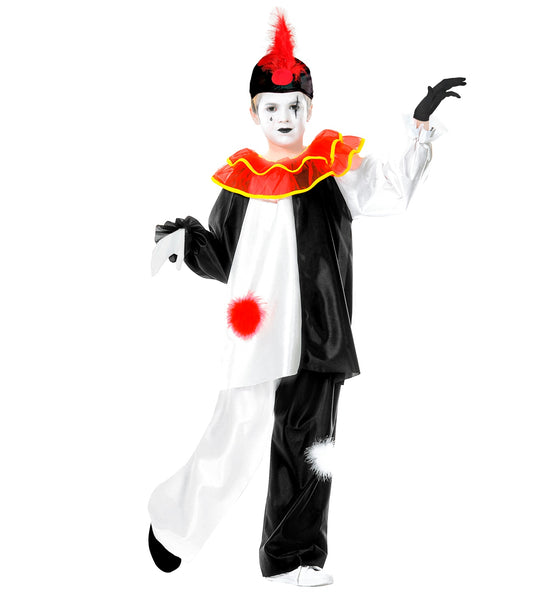 e-carnavalskleding-SYK Pierrot kostuum Pieter kind