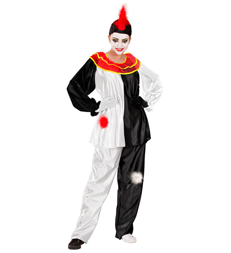 e-carnavalskleding-SYK Pierrot pak blacky