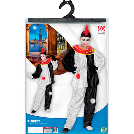 e-carnavalskleding-SYK Pierrot pak blacky