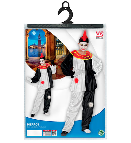 e-carnavalskleding-SYK Pierrot pak blacky
