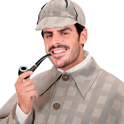 e-carnavalskleding-SYK Pijp Sherlock Holmes 14,5cm