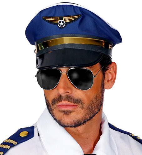 e-carnavalskleding-SYK Piloten bril aviator