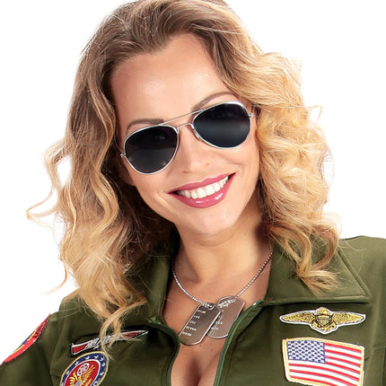e-carnavalskleding-SYK Piloten bril aviator