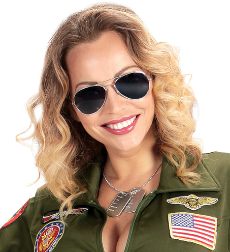e-carnavalskleding-SYK Piloten bril aviator