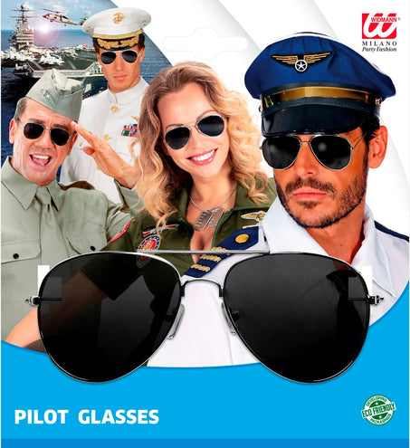 e-carnavalskleding-SYK Piloten bril aviator
