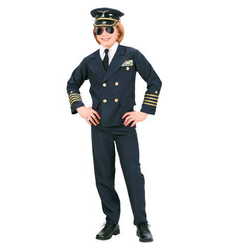 e-carnavalskleding-SYK Pilotenpak kind Job