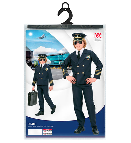 e-carnavalskleding-SYK Pilotenpak kind Job