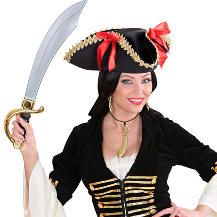 e-carnavalskleding-SYK Piraten hoed driesteek