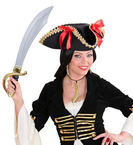 e-carnavalskleding-SYK Piraten hoed driesteek