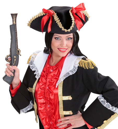 e-carnavalskleding-SYK Piraten hoed driesteek