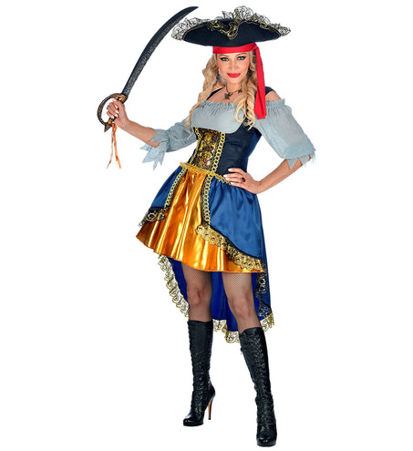 e-carnavalskleding-SYK Piraten kapitein kostuum dames