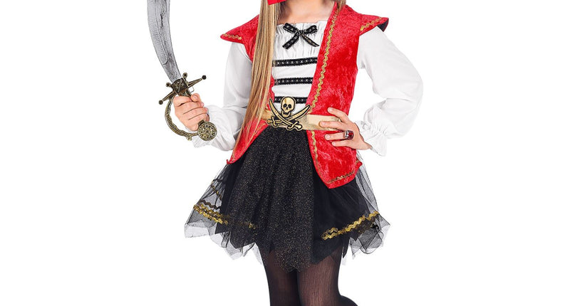 e-carnavalskleding-SYK Piraten pak Tessa meisje