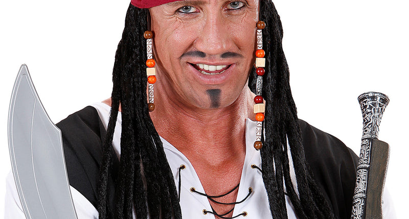 e-carnavalskleding-SYK Piraten pruik Pirates of Caribbean