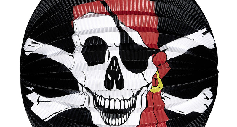 e-carnavalskleding-SYK Piraten schedel decoratie van papier