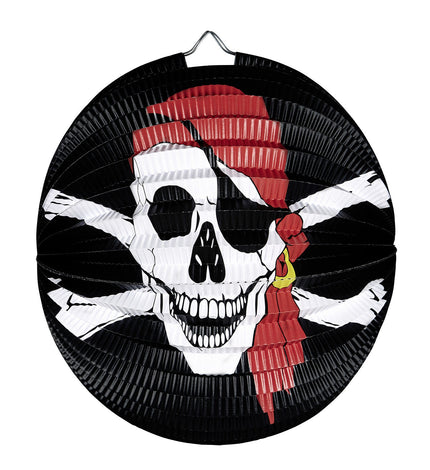 e-carnavalskleding-SYK Piraten schedel decoratie van papier