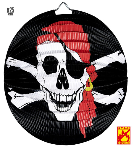 e-carnavalskleding-SYK Piraten schedel decoratie van papier