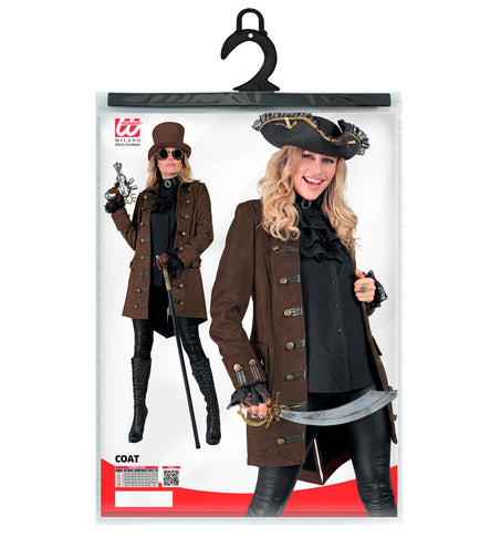 e-carnavalskleding-SYK Piraten/ steampunkjas voor dames