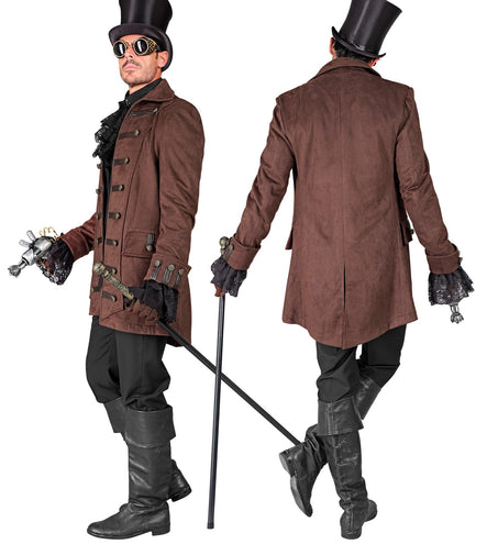 e-carnavalskleding-SYK Piraten/ steampunkjas voor heren