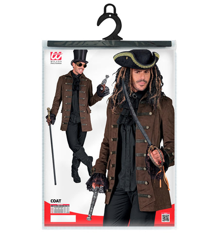 e-carnavalskleding-SYK Piraten/ steampunkjas voor heren