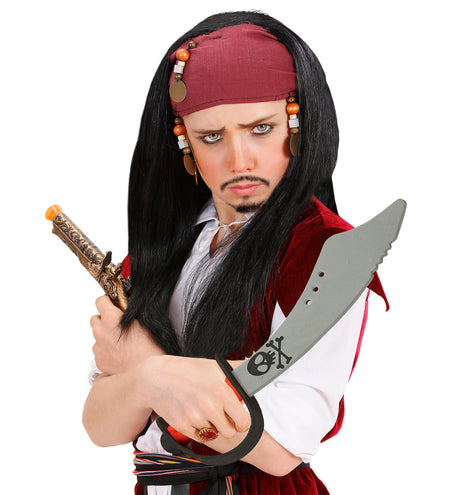 e-carnavalskleding-SYK Piraten zwaard met doodskop