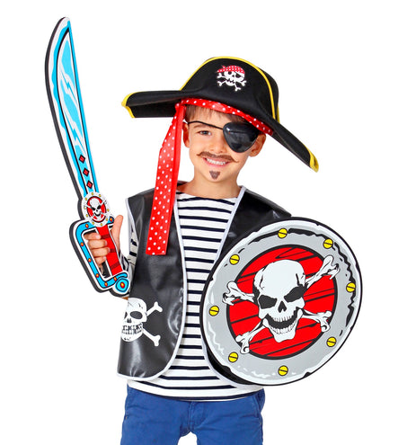 e-carnavalskleding-SYK Piraten zwaard met schild