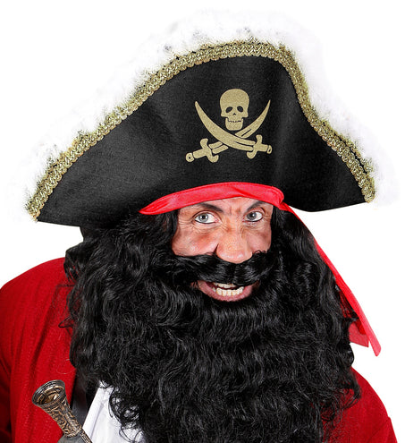 e-carnavalskleding-SYK Piratenhoed met hoofdband