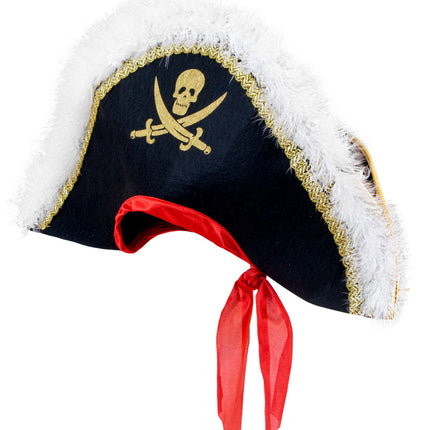 e-carnavalskleding-SYK Piratenhoed met hoofdband