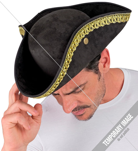 e-carnavalskleding-SYK Piratenhoed suede