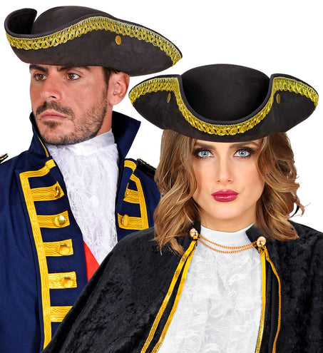 e-carnavalskleding-SYK Piratenhoed suede
