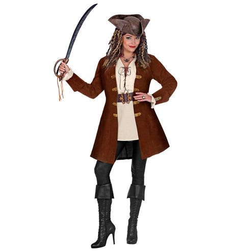 e-carnavalskleding-SYK Piratenjas suede dames Kelly