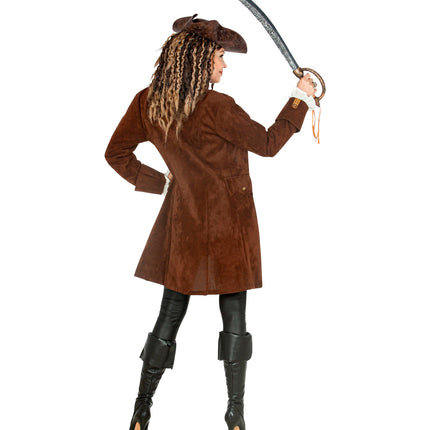 e-carnavalskleding-SYK Piratenjas suede dames Kelly