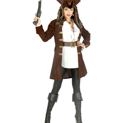 e-carnavalskleding-SYK Piratenjas suede dames Kelly