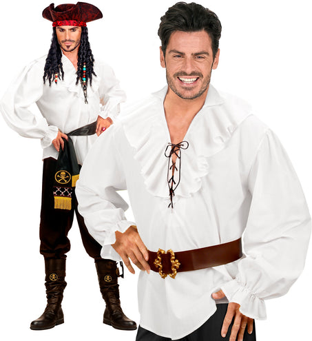 e-carnavalskleding-SYK Piratenshirt wit Peter