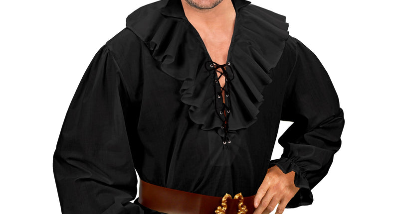 e-carnavalskleding-SYK Piratenshirt zwart Danny