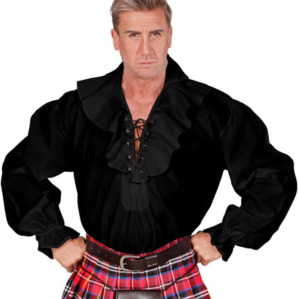 e-carnavalskleding-SYK Piratenshirt zwart Danny