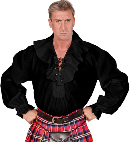 e-carnavalskleding-SYK Piratenshirt zwart Danny