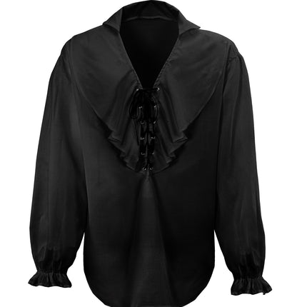 e-carnavalskleding-SYK Piratenshirt zwart Danny