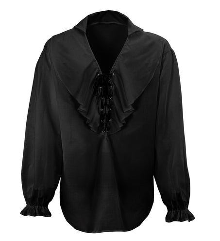 e-carnavalskleding-SYK Piratenshirt zwart Danny