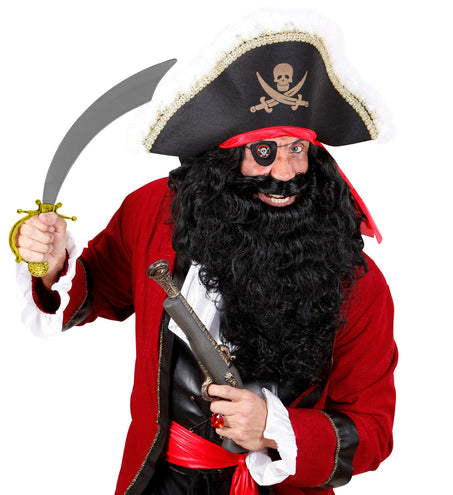 e-carnavalskleding-SYK Piratenzwaard met ooglapje