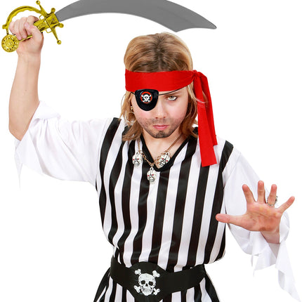 e-carnavalskleding-SYK Piratenzwaard met ooglapje