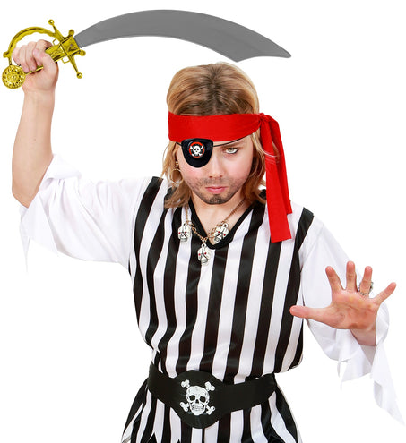 e-carnavalskleding-SYK Piratenzwaard met ooglapje
